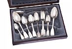 CANTEEN OF SILVER FLATWARE at Ross's Online Art Auctions