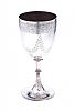 ENGRAVED SILVER CHALICE at Ross's Online Art Auctions