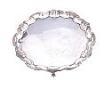 SILVER SALVER at Ross's Online Art Auctions