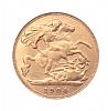 1904 GOLD HALF SOVEREIGN at Ross's Online Art Auctions