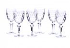 SET OF SIX WATERFORD CRYSTAL WINE GOBLETS at Ross's Online Art Auctions