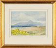 THE MOURNES FROM TYRELLA BEACH by Beatrice Carey at Ross's Online Art Auctions