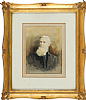PORTRAIT OF AN EDWARDIAN GENT by Frank McKelvey RHA RUA at Ross's Online Art Auctions