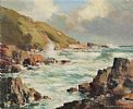 INNISHOWEN HEAD, COUNTY DONEGAL by Maurice Canning Wilks ARHA RUA at Ross's Online Art Auctions