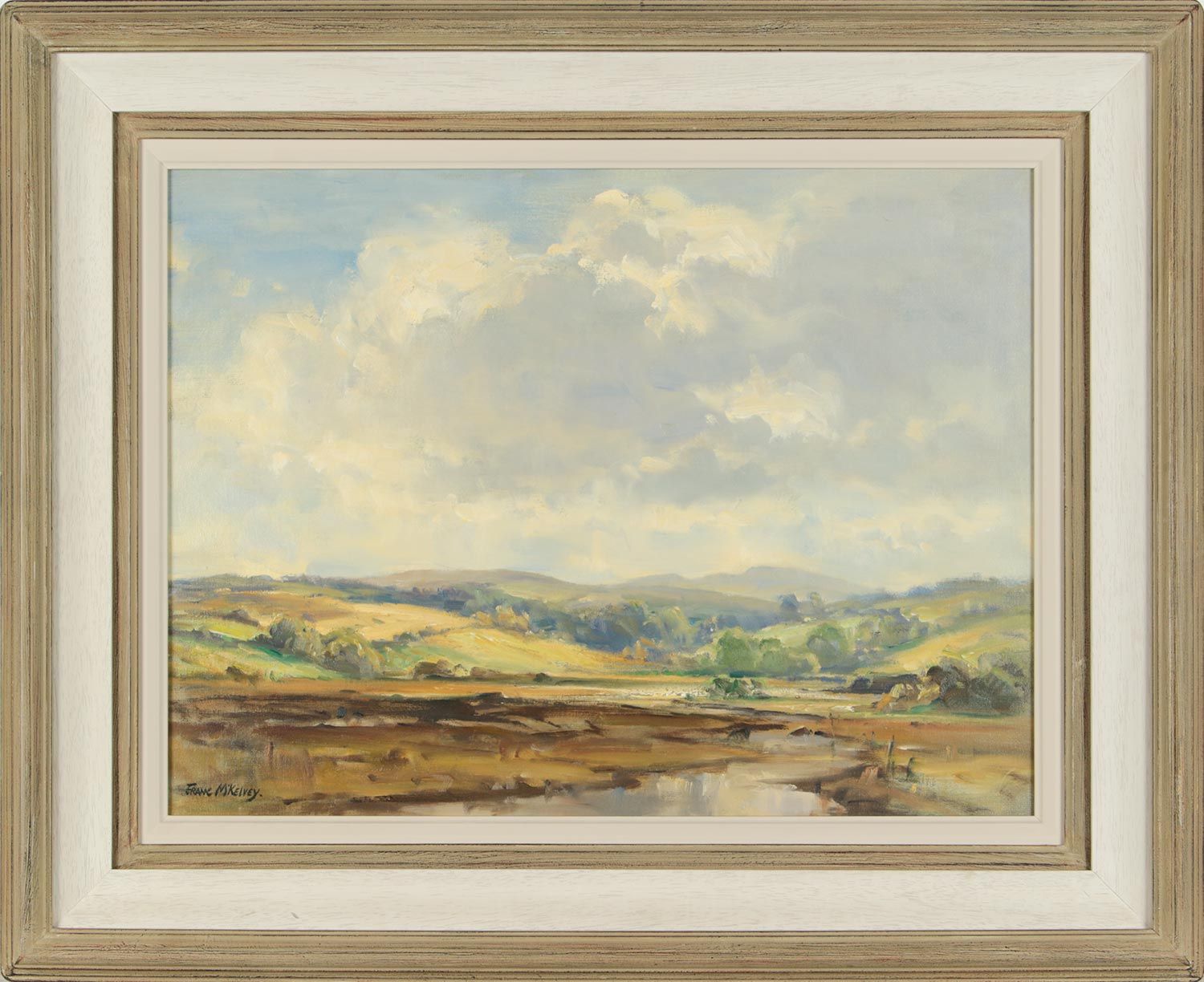 NEAR PORTSALON, COUNTY DONEGAL by Frank McKelvey RHA RUA at Ross's Online Art Auctions