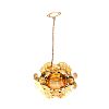 GOLD-TONE CITRINE BROOCH at Ross's Online Art Auctions