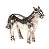 STERLING SILVER HORSE FIGURE at Ross's Online Art Auctions