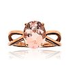 9CT ROSE GOLD MORGANITE RING at Ross's Online Art Auctions