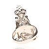 STERLING SILVER CAT RING at Ross's Online Art Auctions