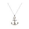 STERLING SILVER ANCHOR NECKLACE at Ross's Online Art Auctions