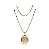 GOLD BACK & FRONT LOCKET & 9CT GOLD CHAIN at Ross's Online Art Auctions
