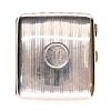 ENGINE TURNED SILVER CIGARETTE CASE at Ross's Online Art Auctions