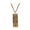 9CT GOLD INGOT & CHAIN at Ross's Online Art Auctions