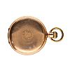 WALTHAM GOLD PLATED HUNTER POCKET WATCH at Ross's Online Art Auctions