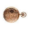 ELKIN ROSE GOLD PLATED LADY'S FOB WATCH at Ross's Online Art Auctions