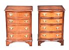 TWO WALNUT BACHELOR'S CHESTS at Ross's Online Art Auctions