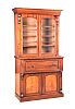 FINE VICTORIAN MAHOGANY SECRETAIRE BOOKCASE at Ross's Online Art Auctions