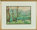 TREES IN THE GLENS by Arthur M. Campbell at Ross's Online Art Auctions