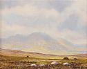 MIST ON THE MAAMTURKS, CONNEMARA by Manson Blair UWS at Ross's Online Art Auctions