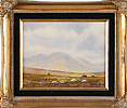 MIST ON THE MAAMTURKS, CONNEMARA by Manson Blair UWS at Ross's Online Art Auctions