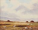 DERRYVEAGH MOUNTAINS FROM THE ROSSES, DONEGAL by Manson Blair UWS at Ross's Online Art Auctions