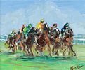 AT FAIRYHOUSE RACECOURSE by Marie Devlin at Ross's Online Art Auctions