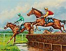 THE WATER JUMP by Roy Wallace at Ross's Online Art Auctions