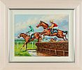 THE WATER JUMP by Roy Wallace at Ross's Online Art Auctions
