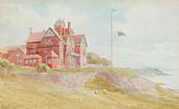 ROYAL ULSTER YACHT CLUB HOUSE, BANGOR by Joseph William Carey RUA at Ross's Online Art Auctions