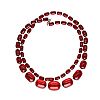 ANTIQUE STRAND OF CHERRY AMBER BEADS at Ross's Online Art Auctions