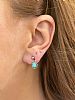 9CT GOLD TURQUOISE EARRINGS at Ross's Online Art Auctions