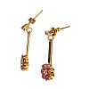 21CT GOLD RUBY & DIAMOND EARRINGS at Ross's Online Art Auctions