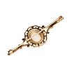 9CT GOLD OPAL BROOCH at Ross's Online Art Auctions
