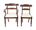FINE SET OF SIX WILLIAM IV DINING ROOM CHAIRS at Ross's Online Art Auctions