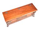 VINTAGE MAHOGANY BLANKET BOX at Ross's Online Art Auctions