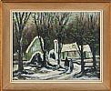 WINTER COTTAGES by Markey Robinson at Ross's Online Art Auctions
