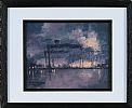 PASSING SHOWER, HARLAND & WOLFF by Colin H. Davidson at Ross's Online Art Auctions