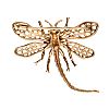 9CT GOLD SAPPHIRE DRAGONFLY BROOCH at Ross's Online Art Auctions
