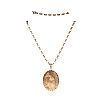 9CT GOLD SOVEREIGN SET LOCKET & CHAIN at Ross's Online Art Auctions