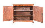 GEORGIAN MAHOGANY TWO DOOR SIDE CABINET at Ross's Online Art Auctions