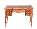 EDWARDIAN INLAID ROSEWOOD DESK at Ross's Online Art Auctions