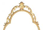 VINTAGE ORNATE GILT WALL MIRROR at Ross's Online Art Auctions