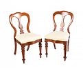PAIR OF MAHOGANY BALLOON BACK CHAIRS at Ross's Online Art Auctions