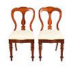 PAIR OF MAHOGANY BALLOON BACK CHAIRS at Ross's Online Art Auctions