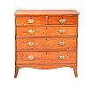 GEORGIAN INLAID MAHOGANY CHEST OF DRAWERS at Ross's Online Art Auctions