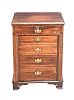 OAK WELLINGTON CHEST OF DRAWERS at Ross's Online Art Auctions