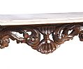 MARBLE TOP CONSOLE TABLE at Ross's Online Art Auctions