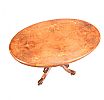 VICTORIAN INLAID WALNUT CENTRE TABLE at Ross's Online Art Auctions