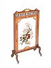 EDWARDIAN INLAID MAHOGANY FIRE SCREEN at Ross's Online Art Auctions