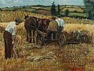 HARVEST TIME by Rowland Davidson at Ross's Online Art Auctions